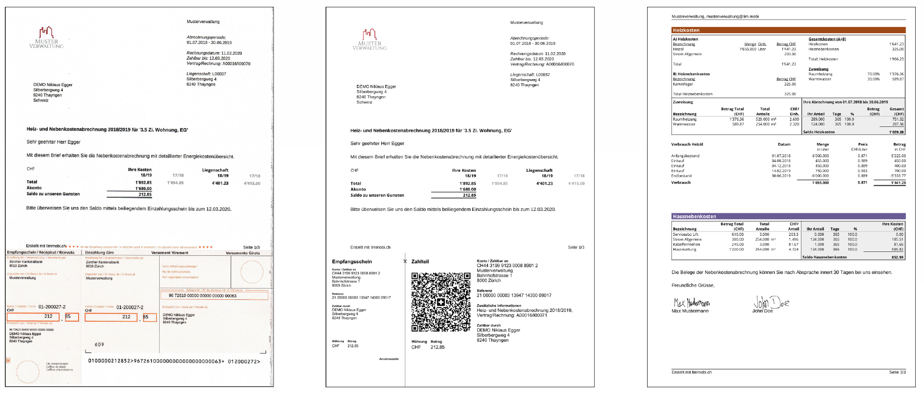 Energy Cost Bill Switzerland